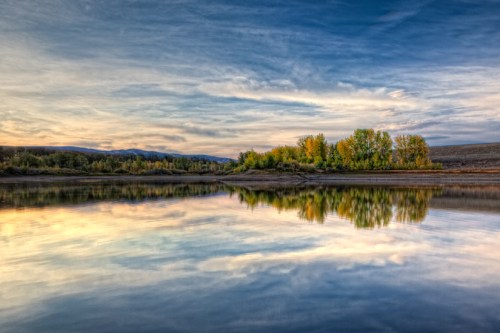 Bennington Lake Reflection - Copyright Gary Hamburgh 2009 - All Rights Reserved